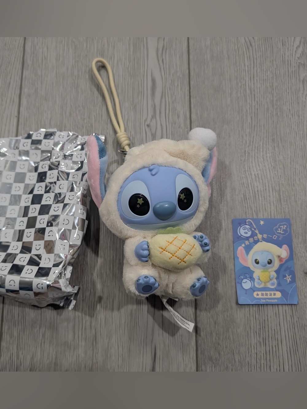 Miniso Sour Pineapple Disney Stitch Eat Something Before Sleep Figurine-No Box